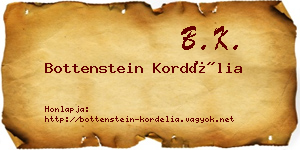 Bottenstein Kordélia névjegykártya